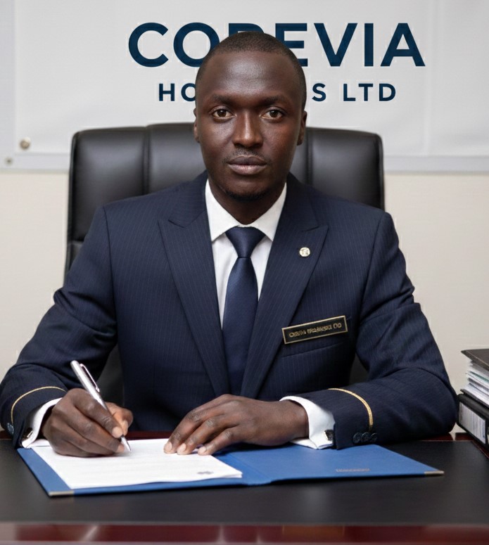 Maxwell Okeri, CEO of Corevia Holdings Ltd